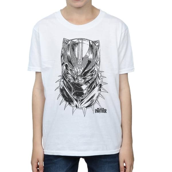 Marvel Black Panther Spray Headshot T-shirt för pojkar