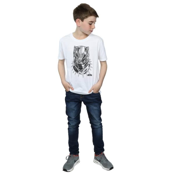 Marvel Black Panther Spray Headshot T-shirt för pojkar