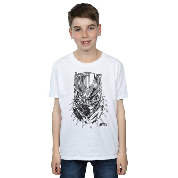 Marvel Black Panther Spray Headshot T-shirt för pojkar