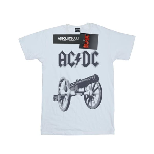 AC/DC Dam/Tjej For Those About To Rock Boyfriend T-shirt i bomull