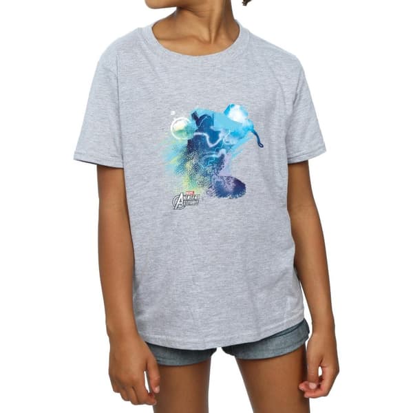 Marvel Girls Thor Art Burst Cotton T-Shirt