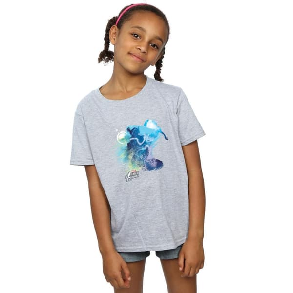 Marvel Girls Thor Art Burst Cotton T-Shirt