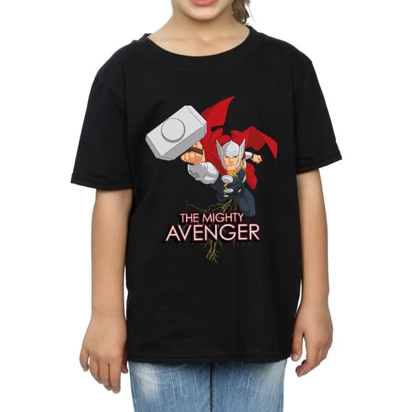 Marvel Girls Thor The Mighty Avenger Cotton T-Shirt