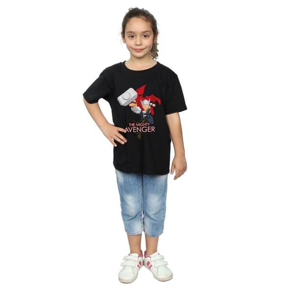 Marvel Girls Thor The Mighty Avenger Cotton T-Shirt