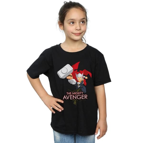 Marvel Girls Thor The Mighty Avenger Cotton T-Shirt