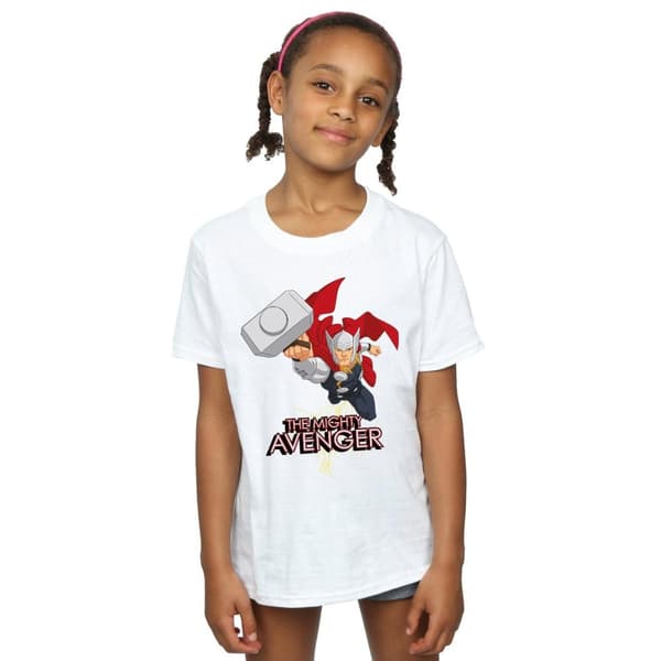 Marvel Girls Thor The Mighty Avenger Cotton T-Shirt