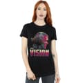 Miniatyrbild 2 av 5: Marvel Dam/kvinnor Avengers Infinity War Vision Character Boyfriend T-shirt i bomull
