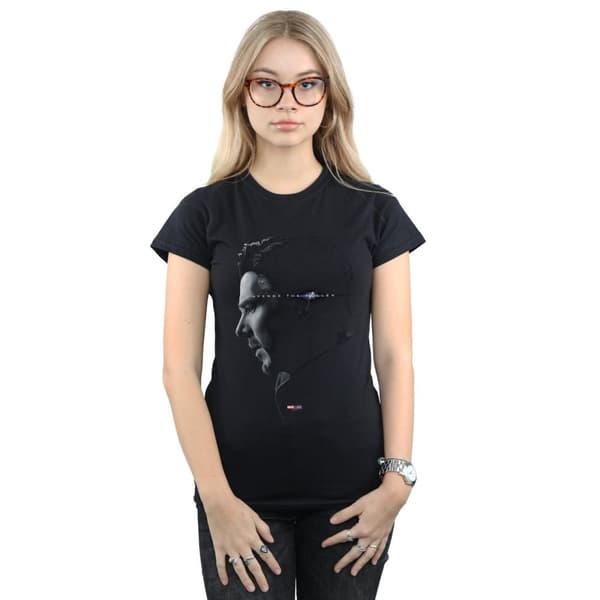 Marvel Womens/Ladies Avengers Endgame Avenge The Fallen Doctor Strange Cotton T-Shirt