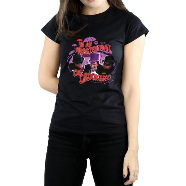 DC Comics Dam/Tjej Batman TV Series The Penguin Aristocrat Bomulls-T-shirt