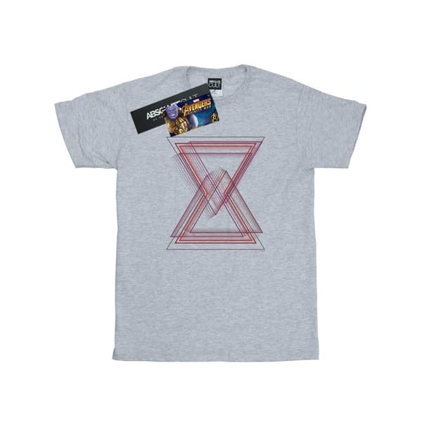 Marvel Womens/Ladies Avengers Infinity War Black Widow Lines Cotton Boyfriend T-Shirt