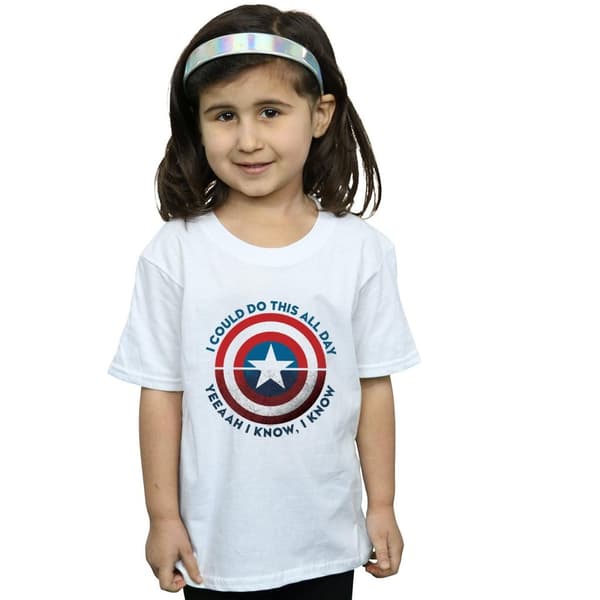 Marvel T-shirt i bomull för flickor Avengers Endgame Do This All Day