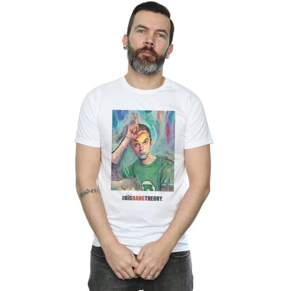 The Big Bang Theory Mens Sheldon Loser Painting T-Shirt