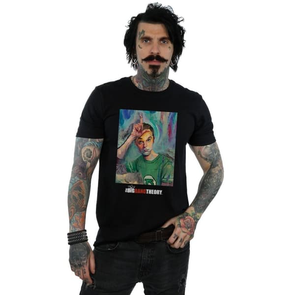 The Big Bang Theory Mens Sheldon Loser Painting T-Shirt