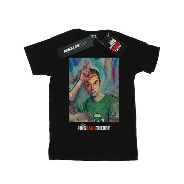 The Big Bang Theory Mens Sheldon Loser Painting T-Shirt