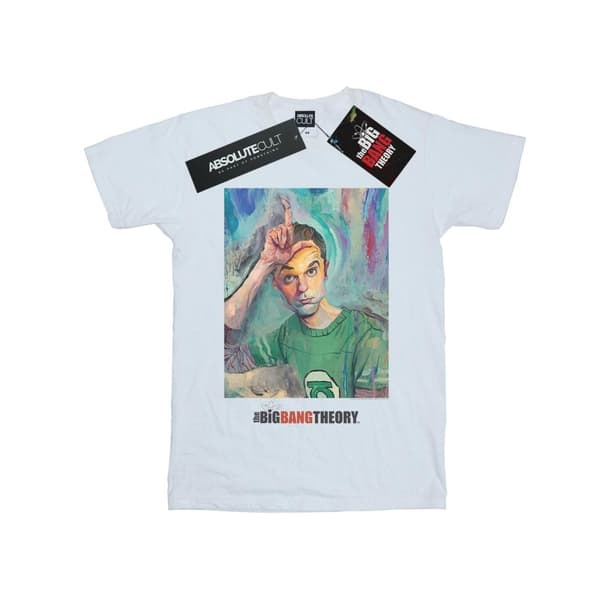 The Big Bang Theory Mens Sheldon Loser Painting T-Shirt
