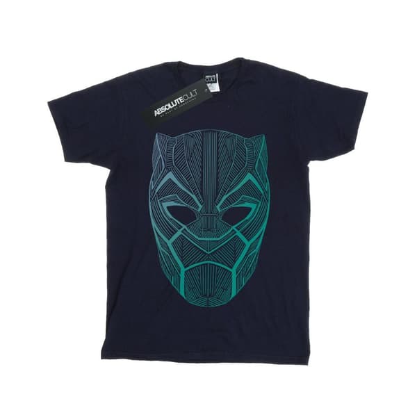 Marvel Boys Black Panther Tribal Mask T-Shirt