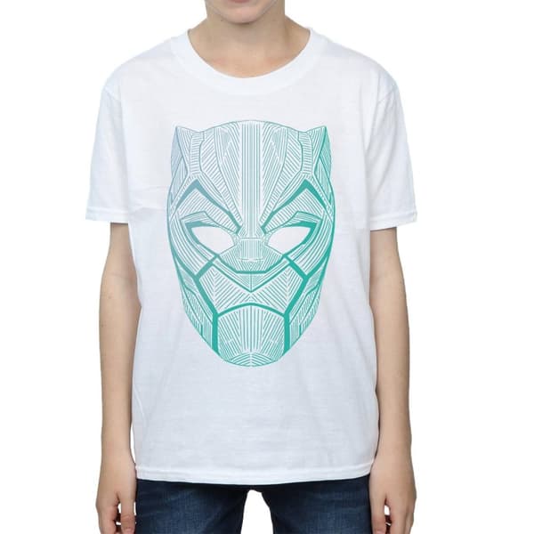 Marvel Boys Black Panther Tribal Mask T-Shirt
