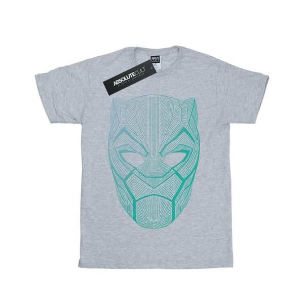 Marvel Boys Black Panther Tribal Mask T-Shirt