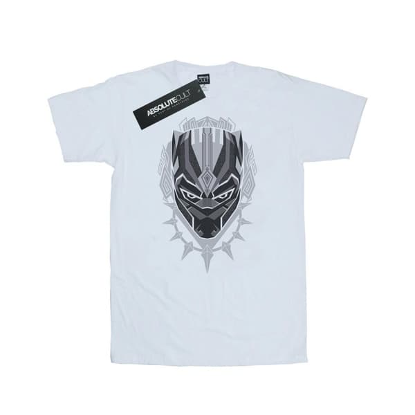 Marvel Mens Black Panther Head T-Shirt