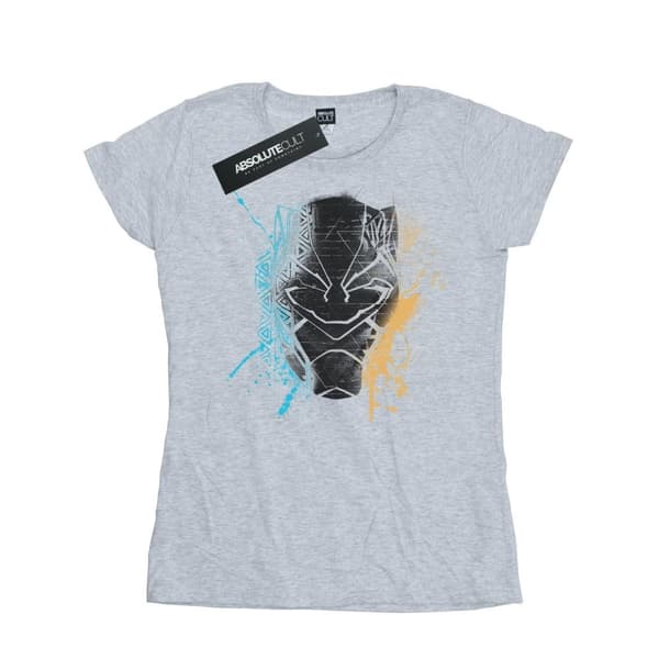 Marvel Womens/Ladies Black Panther Splash Cotton T-Shirt