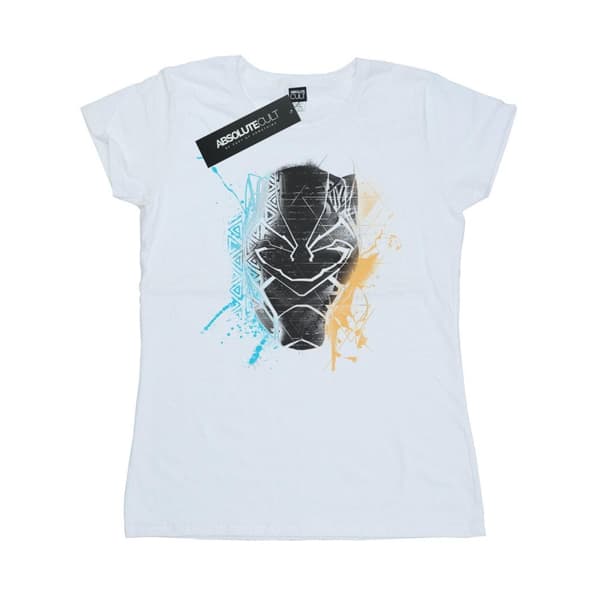 Marvel Womens/Ladies Black Panther Splash Cotton T-Shirt