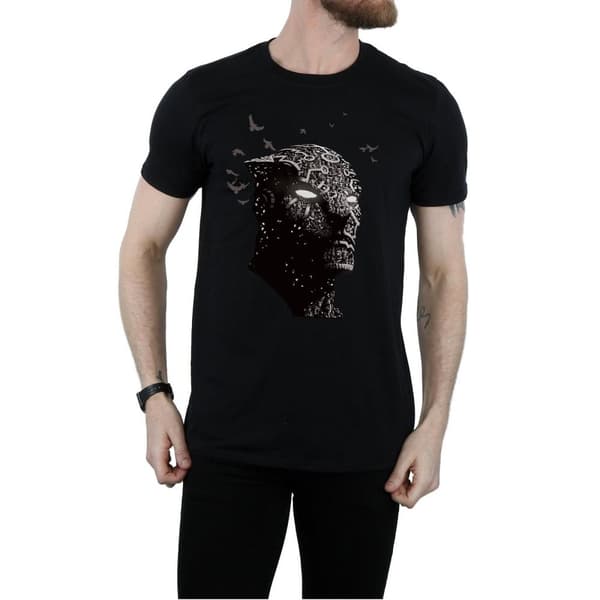 Marvel Mens Black Panther Tribe Mask T-Shirt