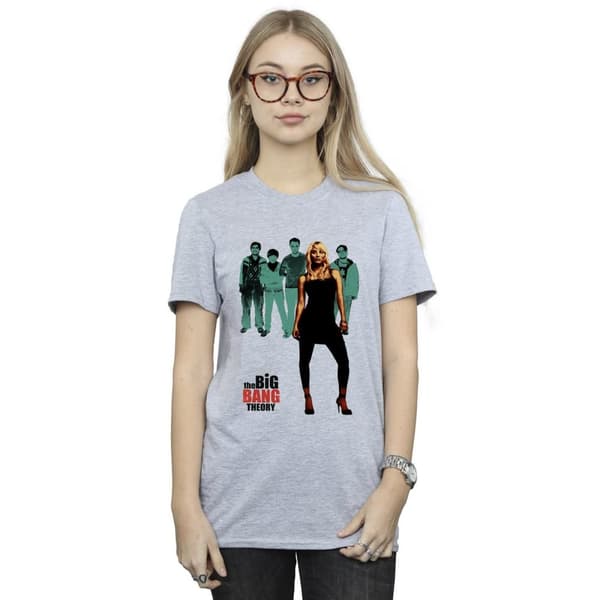The Big Bang Theory Dam/Tjej - Penny Standing Boyfriend-T-shirt i bomull