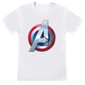 Miniatyrbillede 1 af 3: Marvel Girls Avengers 3D Logo Cotton T-Shirt
