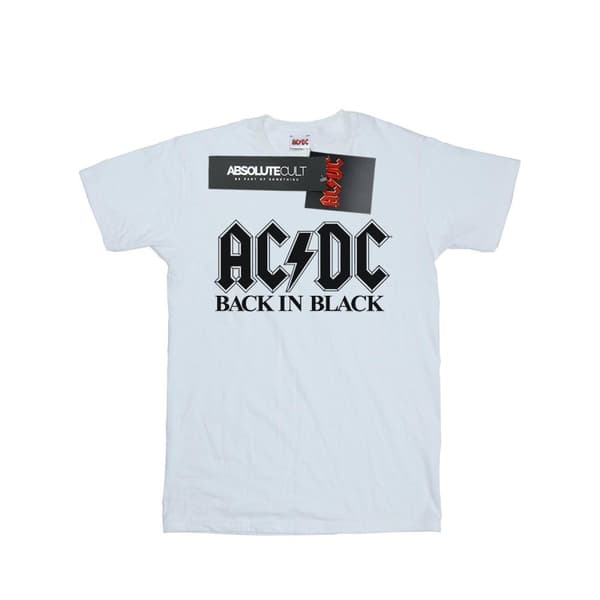 AC/DC Girls Back in Black Logo Cotton T-Shirt