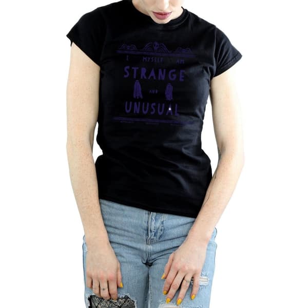 Beetlejuice Womens/Ladies Strange And Unusual Cotton T-Shirt