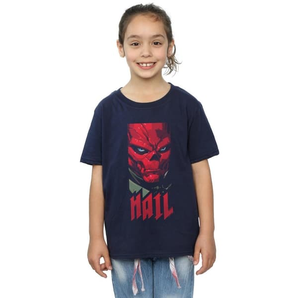 Marvel Girls Avengers Hail Red Skull T-shirt i bomull