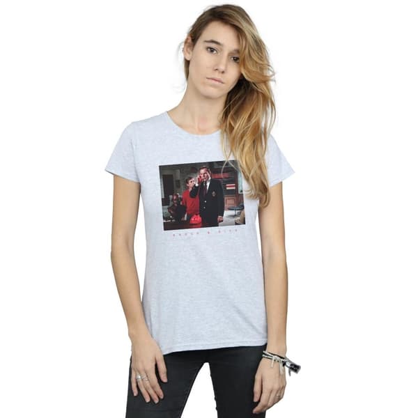 DC Comics Womens/Ladies Batman TV Series Bruce & Dick Photo Cotton T-Shirt