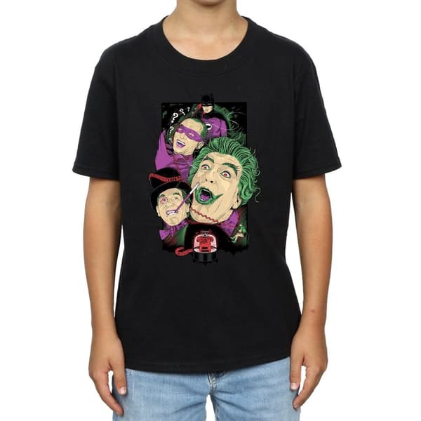 DC Comics T-shirt för pojkar - TV-serien Batman - Rogues Gallery