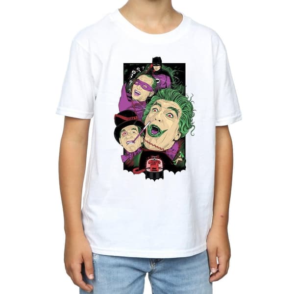 DC Comics T-shirt för pojkar - TV-serien Batman - Rogues Gallery