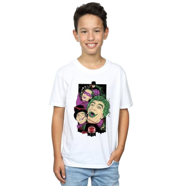 DC Comics T-shirt för pojkar - TV-serien Batman - Rogues Gallery
