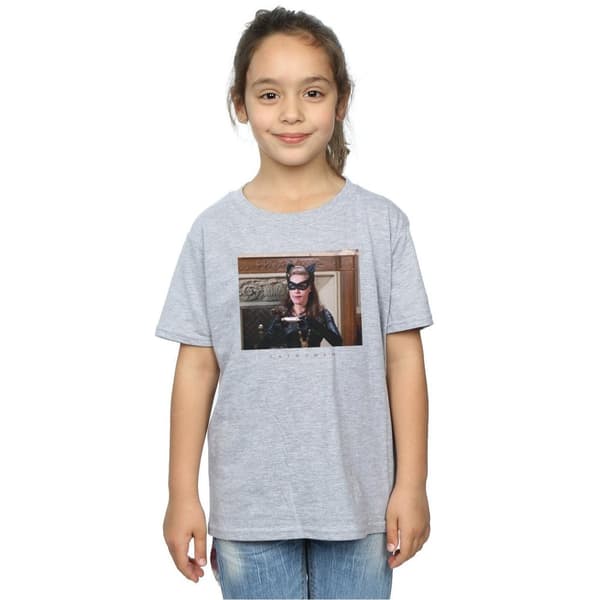 DC Comics Girls Batman TV Series Catwoman Photo Cotton T-Shirt