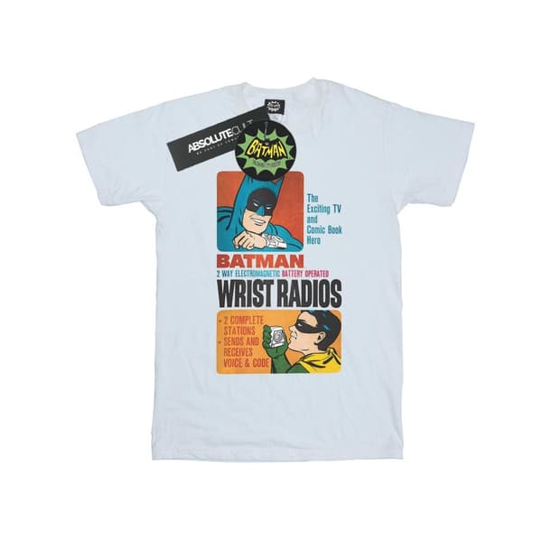 DC Comics Girls Batman TV Series Wrist Radios Cotton T-Shirt