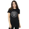 Miniatyrbild 2 av 5: Marvel Dam/Herr - Black Panther - Boyfriend-t-shirt i bomull med ikon och tryck