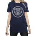 Miniatyrbild 3 av 5: Marvel Dam/Herr - Black Panther - Boyfriend-t-shirt i bomull med ikon och tryck