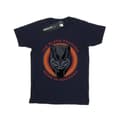 Miniatyrbild 1 av 5: Marvel Dam/Tjej Black Panther Made in Wakanda Röd Bomull Boyfriend T-shirt