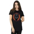 Miniatyrbild 2 av 5: Marvel Dam/Tjej Black Panther Made in Wakanda Röd Bomull Boyfriend T-shirt