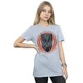 Miniatyrbild 2 av 5: Marvel Dam/Tjej Black Panther Made in Wakanda Röd Bomull Boyfriend T-shirt
