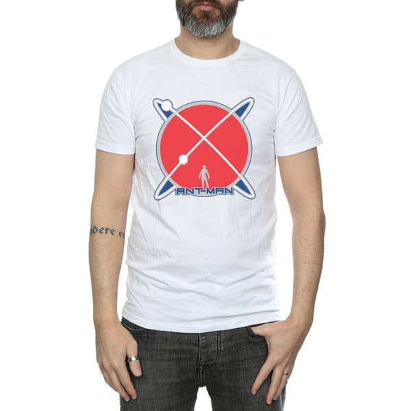Marvel Mens Ant-Man Planet Logo T-Shirt