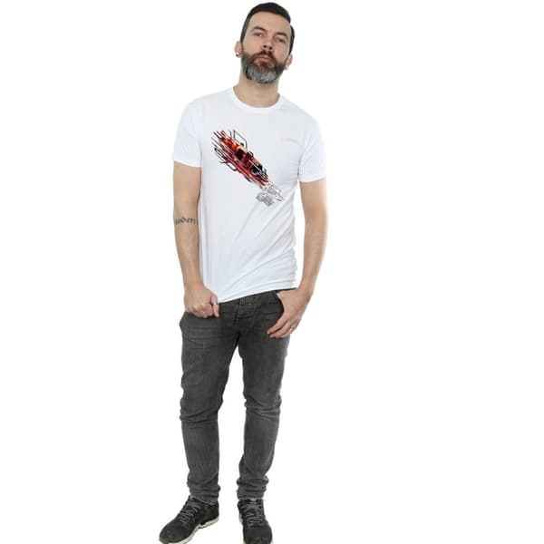 Marvel Mens Iron Man Shooting Burst T-Shirt