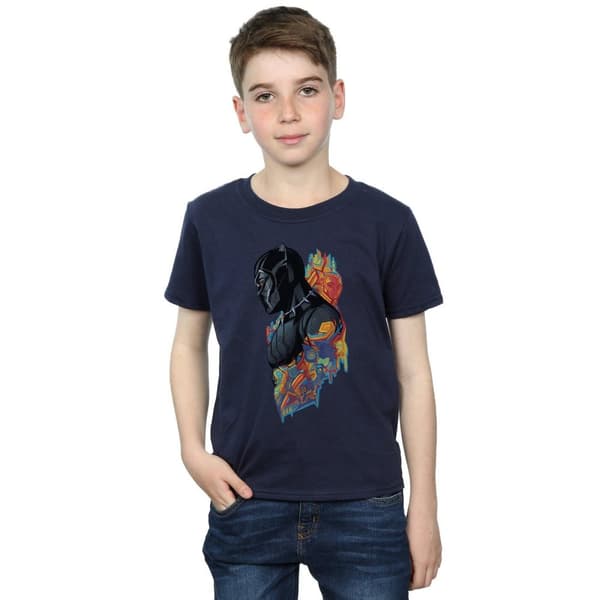 Marvel Black Panther-profil-T-shirt för pojkar