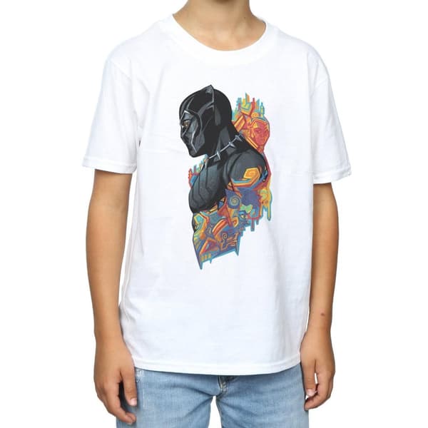Marvel Black Panther-profil-T-shirt för pojkar