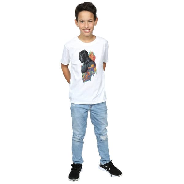Marvel Black Panther-profil-T-shirt för pojkar
