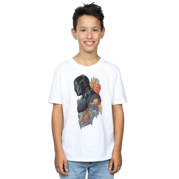 Marvel Black Panther-profil-T-shirt för pojkar