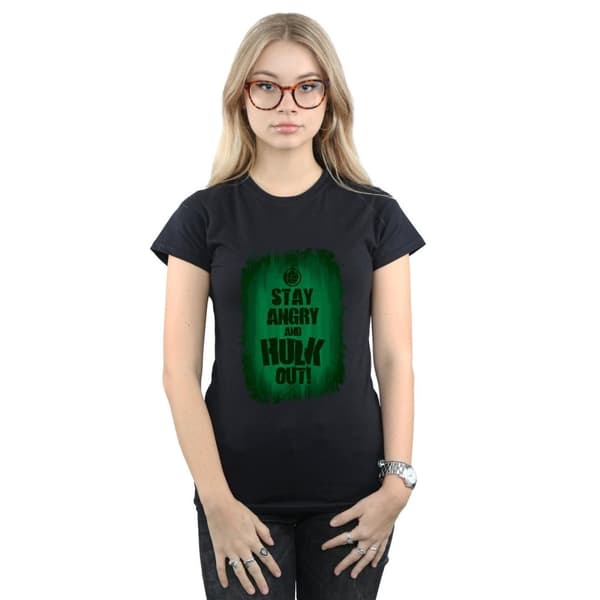 Marvel Dam/Hulk Stay Angry - T-shirt i bomull