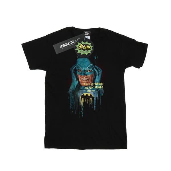 DC Comics Mens Batman TV Series Mind On My Money T-Shirt